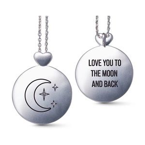 Love you to the moon and back necklace